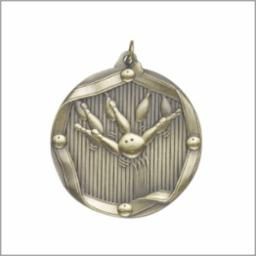 BOWLING MEDAL GOLD 2-1/4