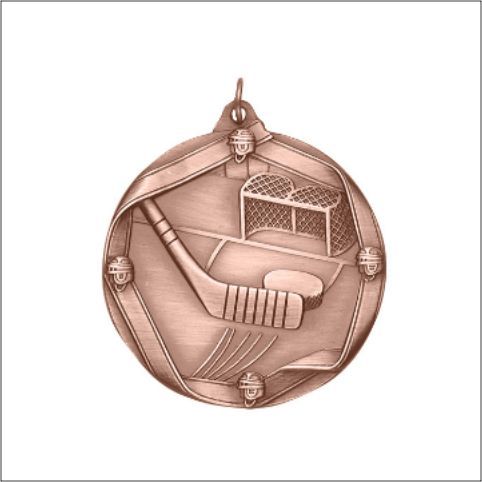 HOCKEY MEDAL BRONZE 2-1/