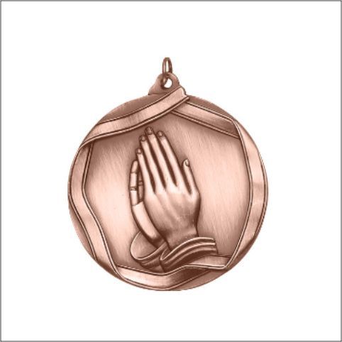 PRAYING HANDS MED BRONZE