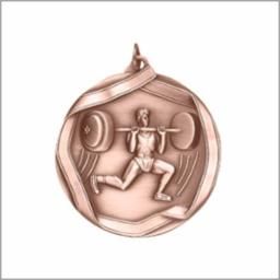 WEIGHTLIFTER MED BRNZ M