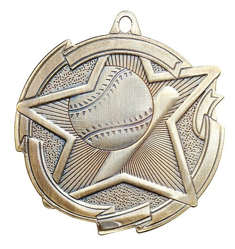 STAR MEDAL 2 3/8 BASEBAL