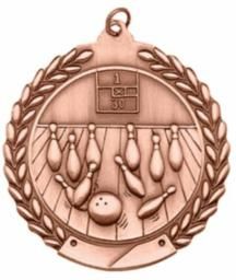 BOWLING MEDAL BRONZE 1-3