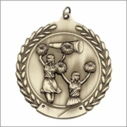 CHEERLEADER MEDAL GOLD 1