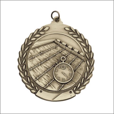 SWIMMING MEDAL GOLD 2-3/