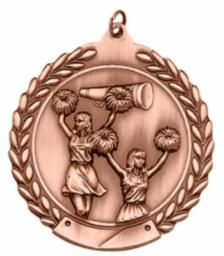 CHEERLEADER MEDAL BRNZ 1