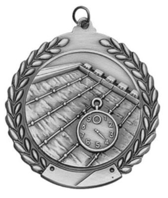 SWIMMING MEDAL SILVER 2-AS