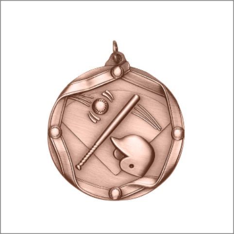 BASEBALL MEDAL BRONZE 2-BR