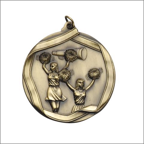 CHEERLEADER MEDAL GOLD 2