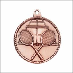 TENNIS MEDAL 2" ANTIQUE BR