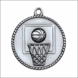 S BASKETBALL MEDAL 2" ANTI