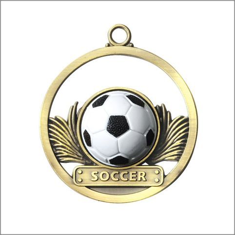 SOCCER MEDAL WITH BALL