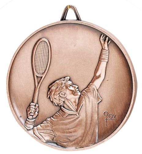 BRZ DC TENNIS MEDAL M