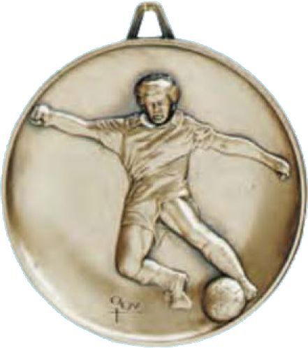 GLD DC SOCCER MEDAL M