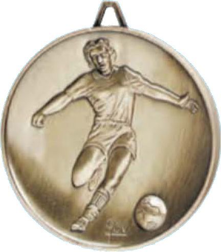 GLD DC SOCCER MEDAL F
