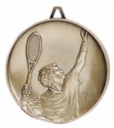 GLD DC TENNIS MEDAL M