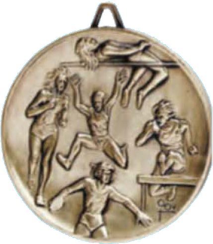 GLD TRACK FIELD MEDAL
