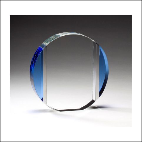 CIRCLE WITH BLUE SIDE