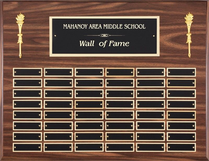 16X20 WALNUT FINISH PERP