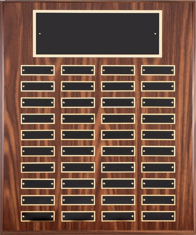 WALNUT FINISH PERP 16X20