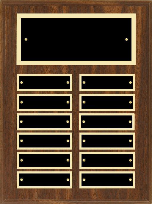 9X12 WALNUT FINISH PERP