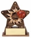 5 1/2" Basketball Jazz Star Resin