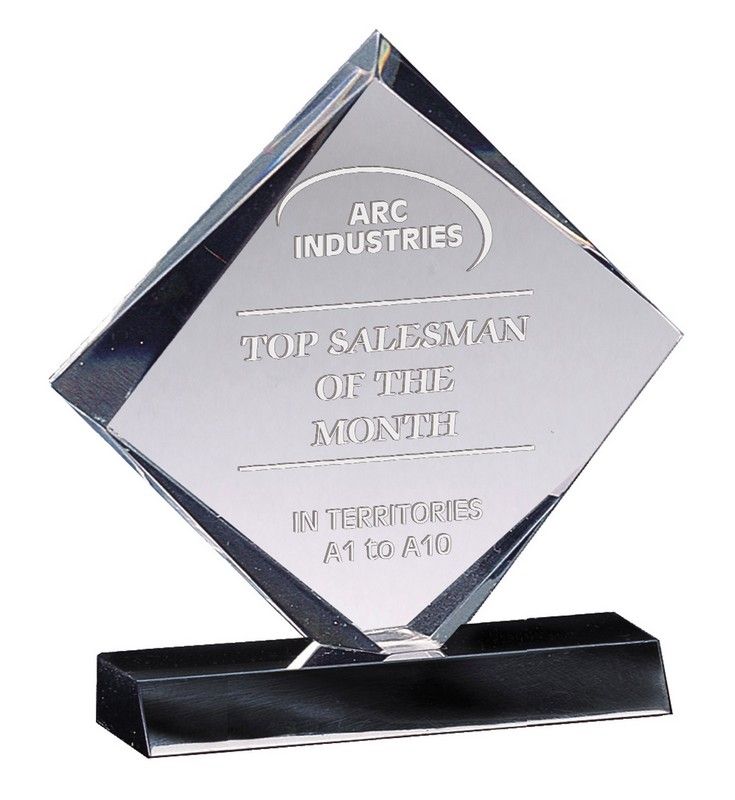 LUCITE AWARD BLANK 7 X 6