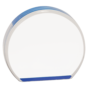 BLUE ACRYLIC ROUND