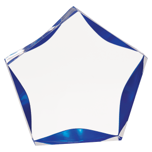 BLUE LUMINARY STAR ACRYLIC