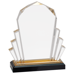 GOLD FACETED IMPRESS ACRYLIC
