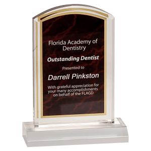 RED MARBLEIZED ACRYLIC