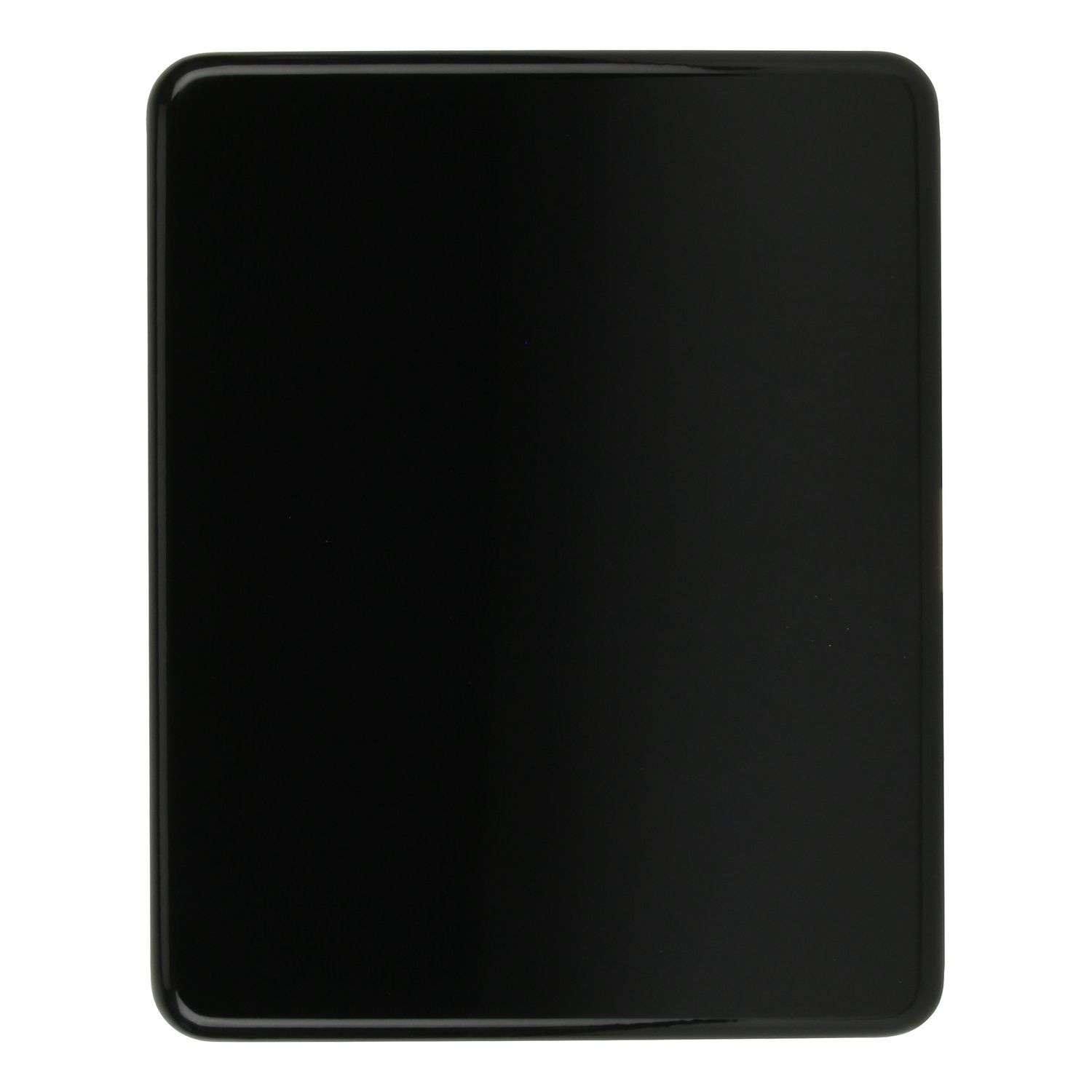 Rounded Corner Plaque, Piano Finish, Black