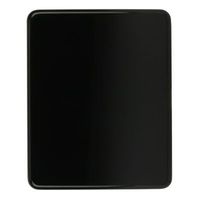 Rounded Corner Plaque, Piano Finish, Black