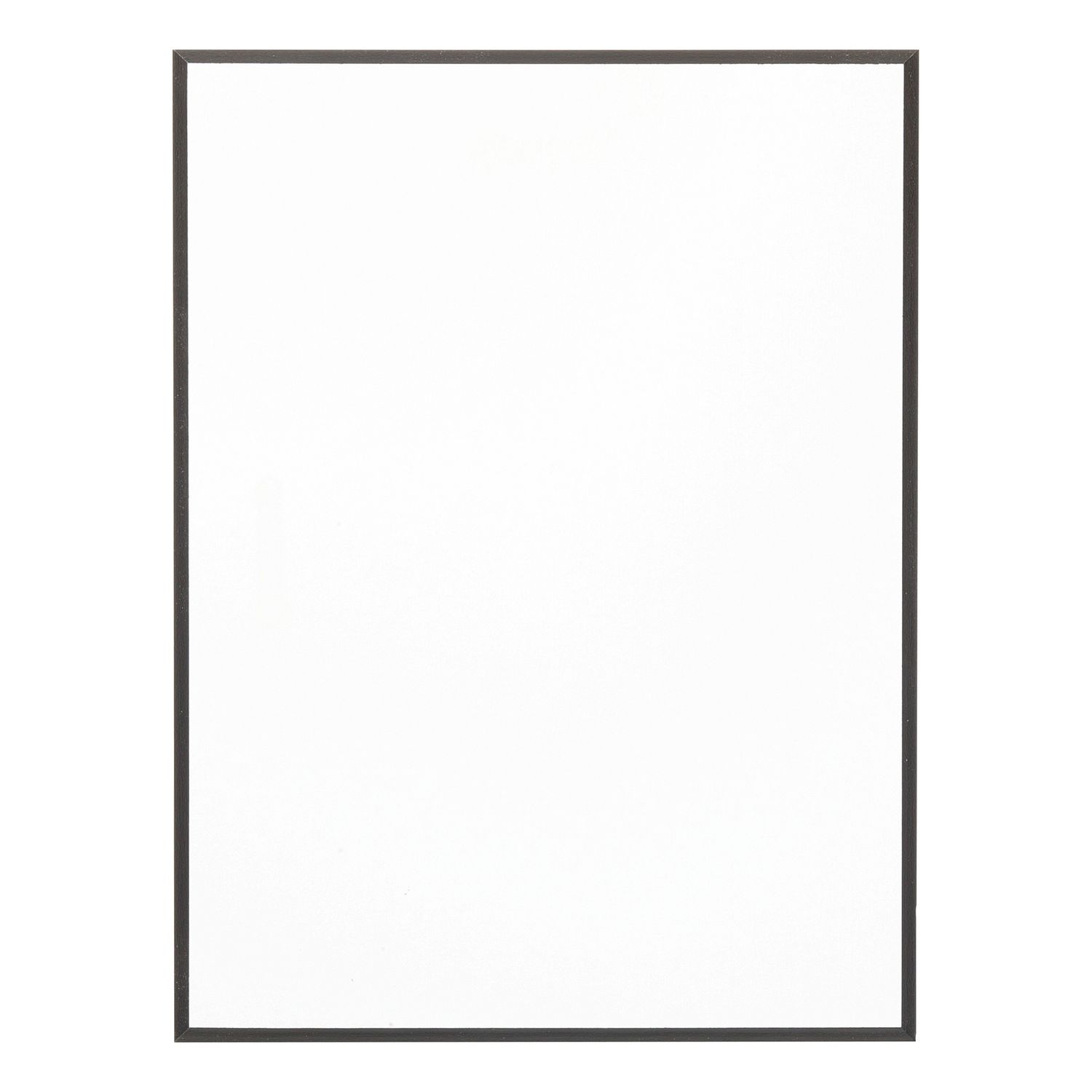 Spectrawhite Bevel Edge Plaque, Black Edge