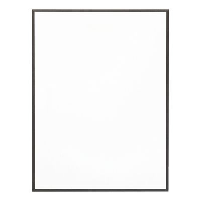 Spectrawhite Bevel Edge Plaque, Black Edge