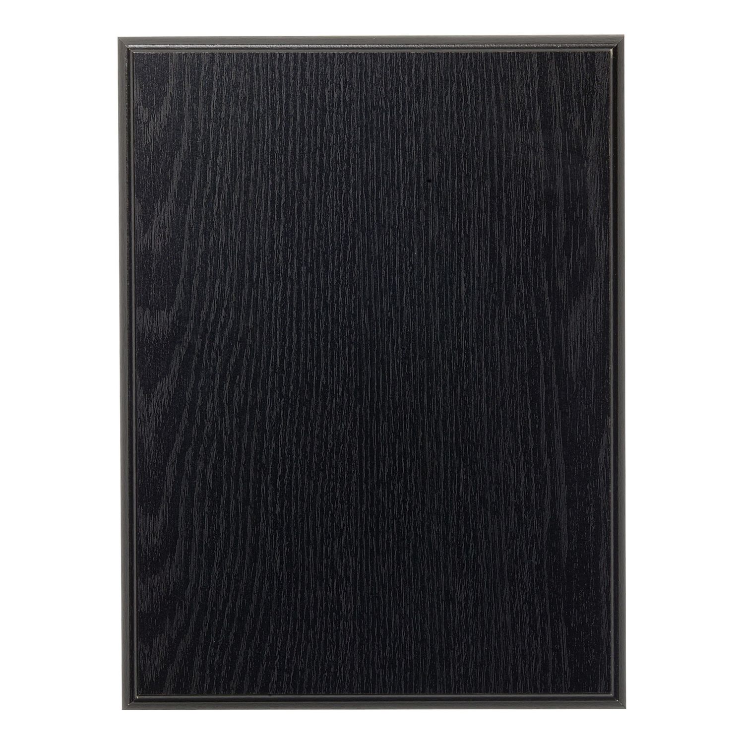 Step &amp; Roll Edge Plaque, Black Oak Finish