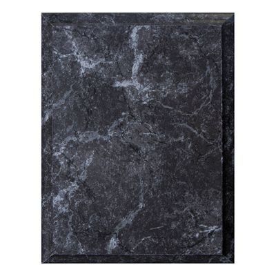 Improved Finish Cove Edge Plaque, Black Marble Finish