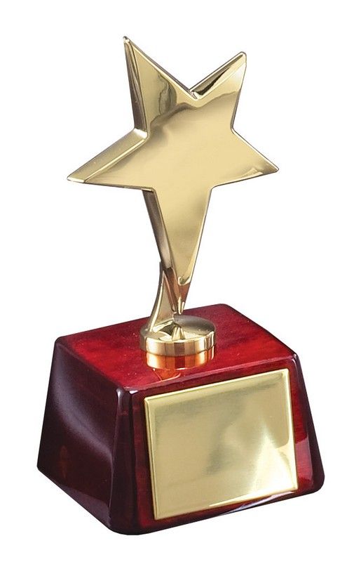 GOLD STAR WITH ROSEWOOD