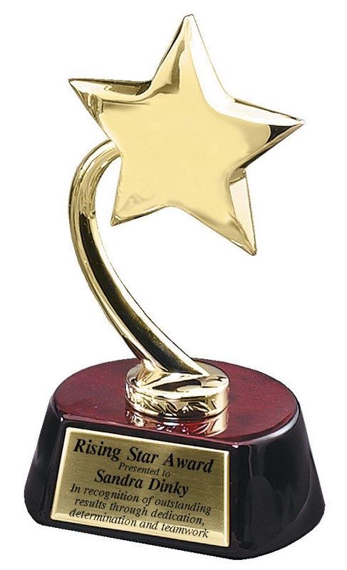 STAR ON HORSE SHOE GOLD