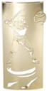 BASEBALL TROPHY, GOLD