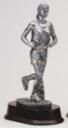 RUNNING FEMALE W/GOLD TR