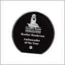 ROUND GLASS BLACK