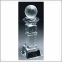 CRYSTAL GOLF BALL W/ SLAN