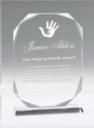 CRYSTAL PLAQUE LRG