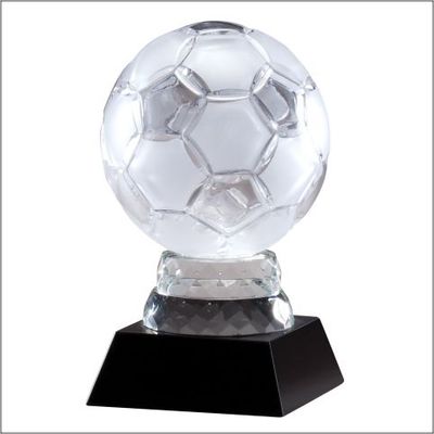 CRYSTAL SOCCERBALL WITH BASE