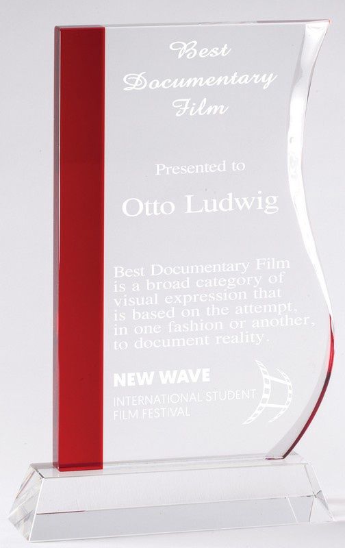 RED WAVE GLASS