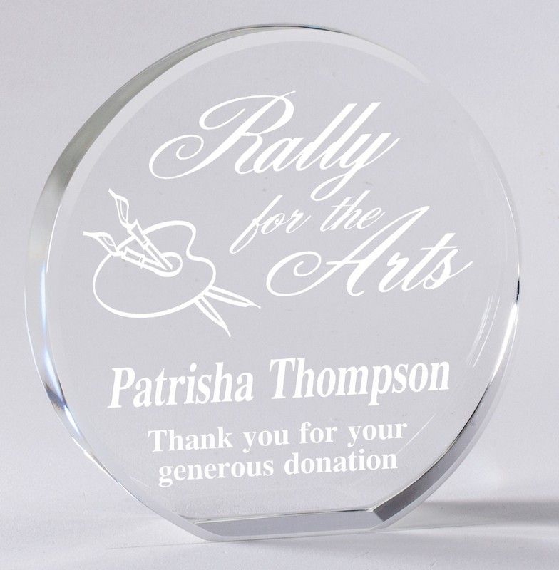 6" GLASS CIRCLE