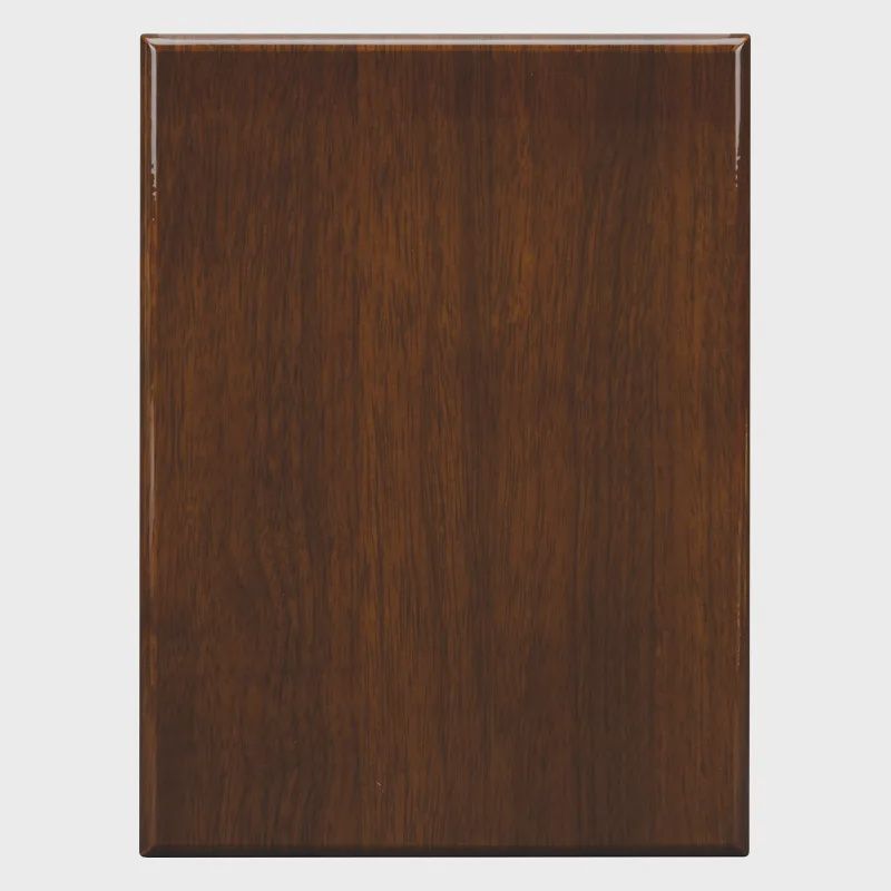 Economy Piano Finish Plaque, Walnut