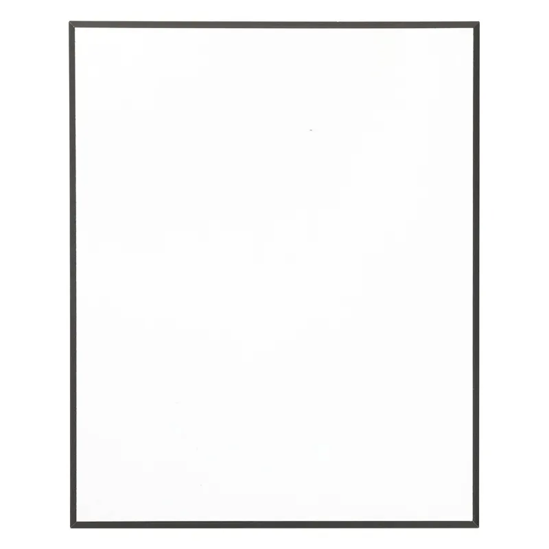 Spectrawhite Bevel Edge Plaque, Black Edge
