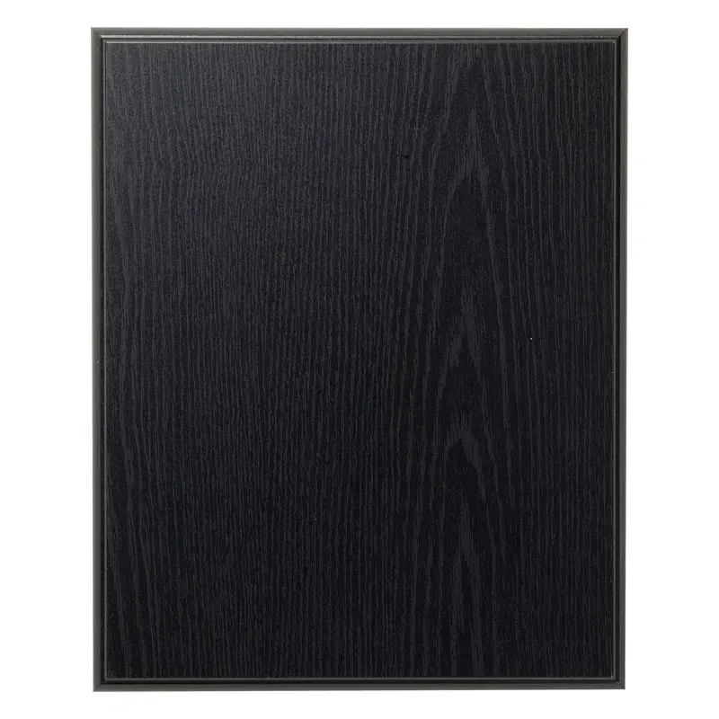 Step &amp; Roll Edge Plaque, Black Oak Finish