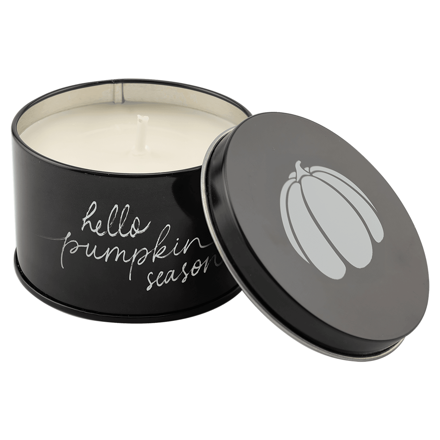 5.3 oz. Pick of the Patch Candle in a Black Metal Tin